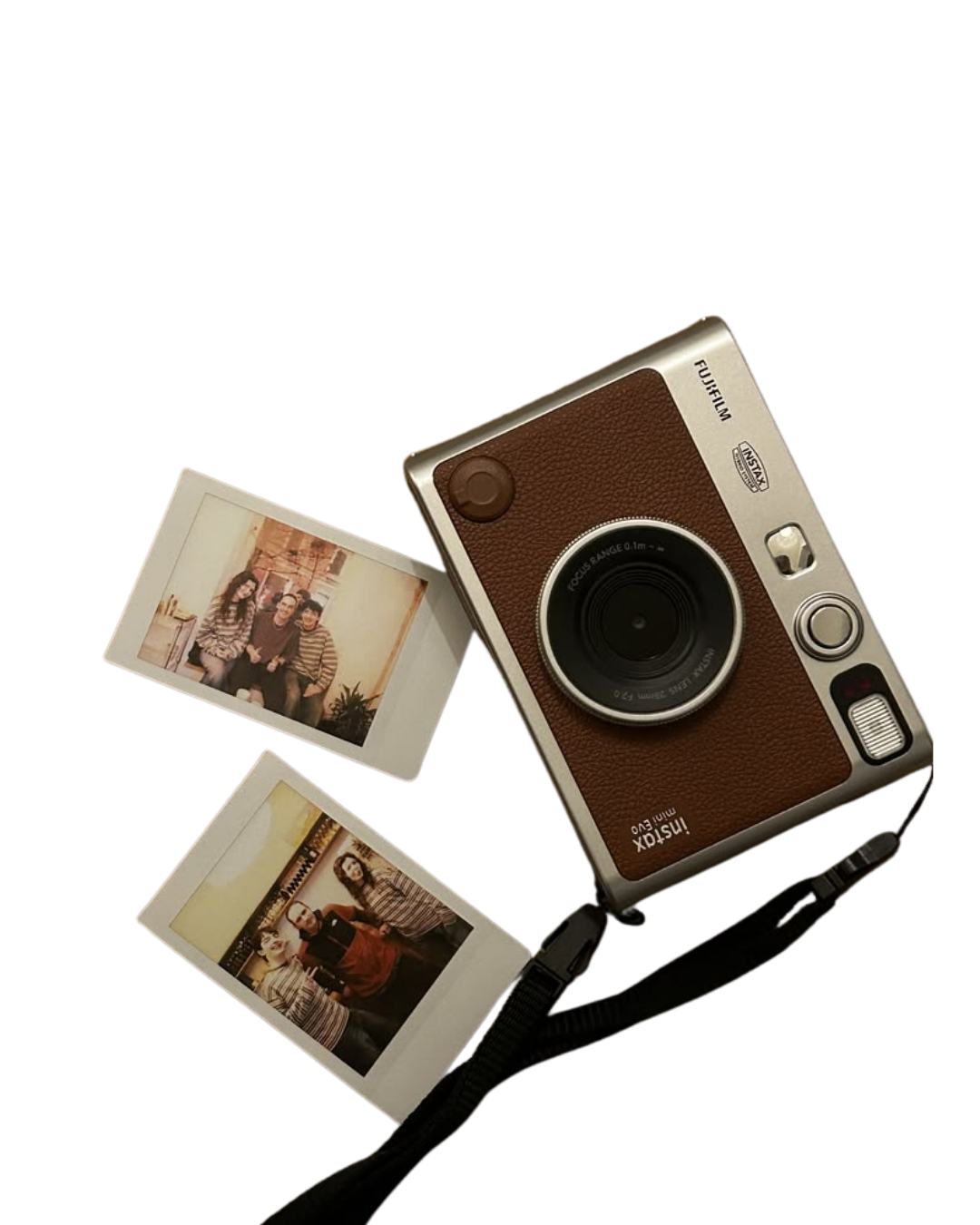 Cámara instantánea con fotos